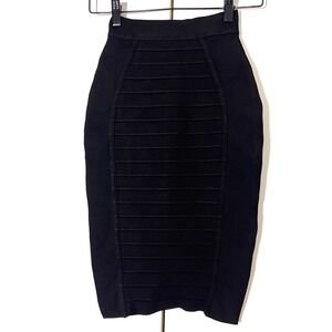 House Of CB Pencil Skirt Size XS Black Bandage Body Con Party Event